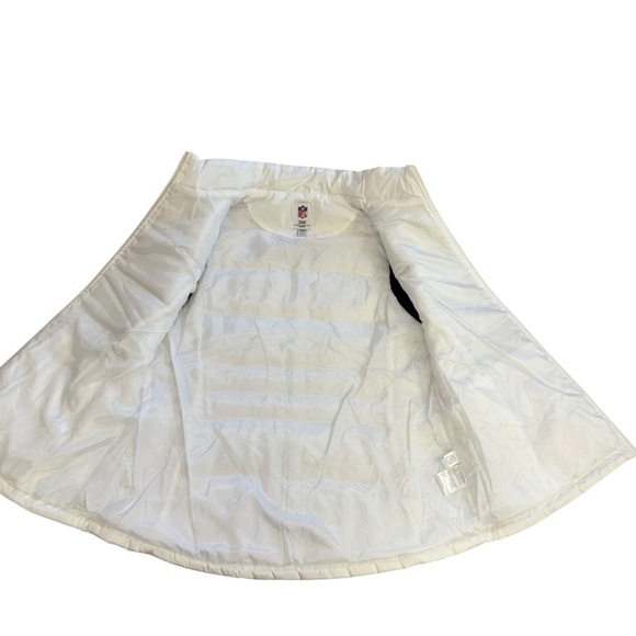 Titans Tennessee NFL White Navy Puffer Vest Women’s XL Football Sports Athlete - Picture 6 of 16